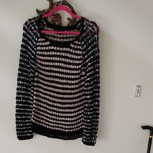 rag & bone Black and White Knit Sweater
